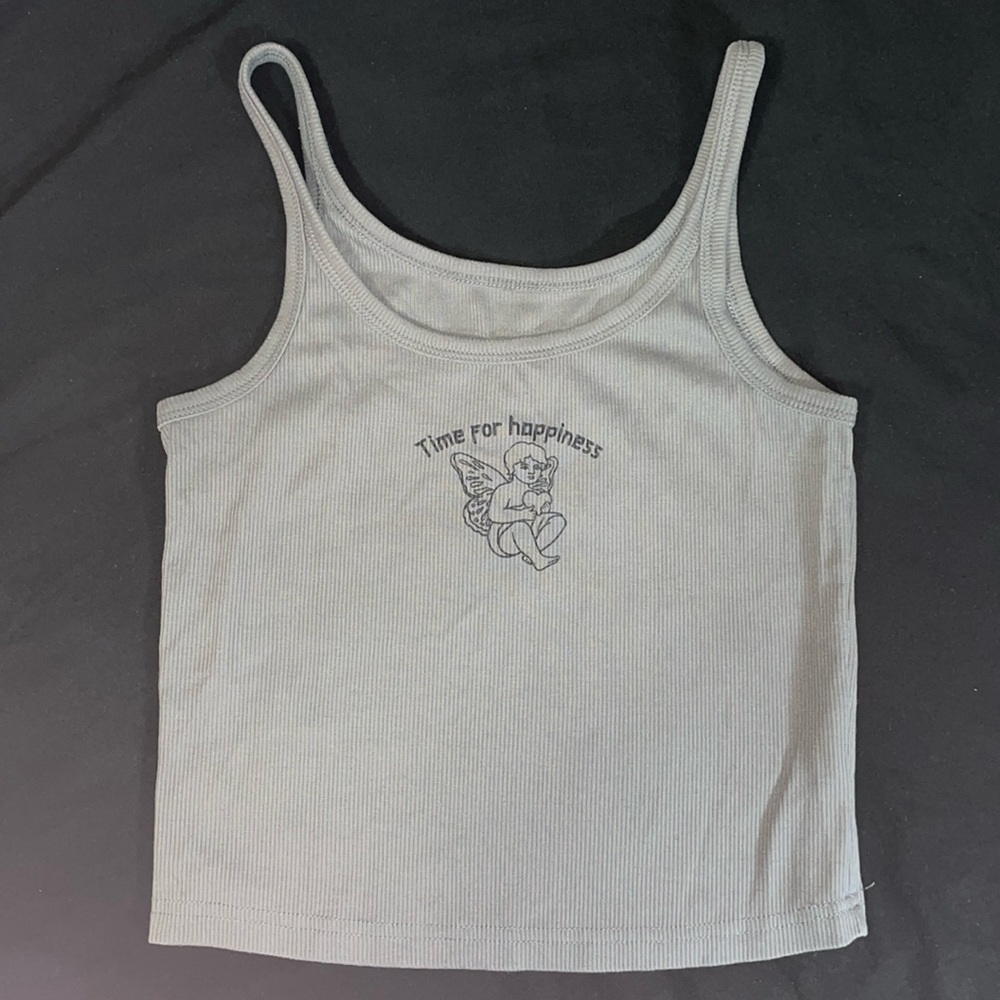 grey angel tank top